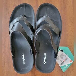Aerothotic Black Sandals